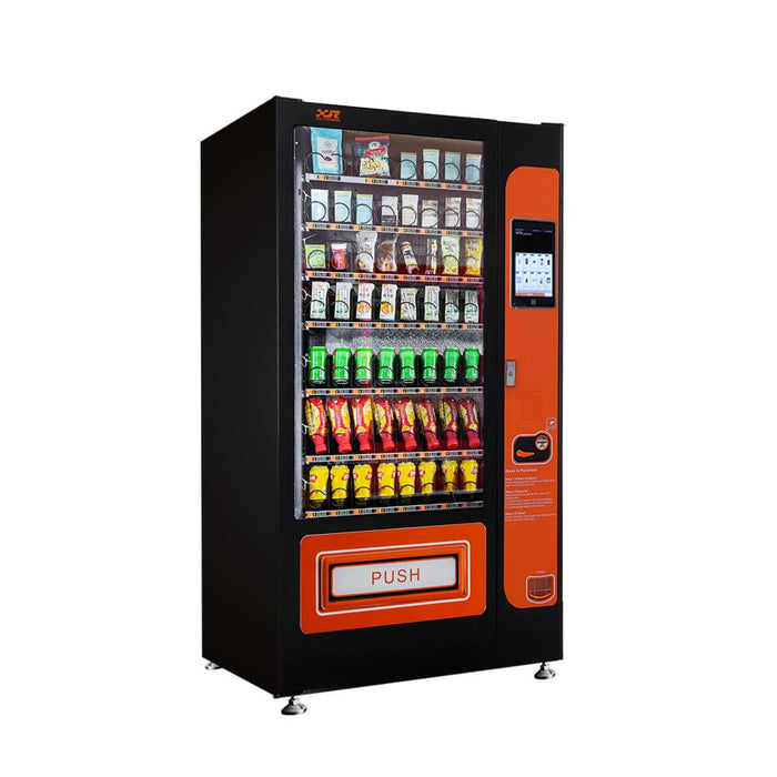 Snack and drink vending machine with 10.1-inch touch screen can be used to sell snacks and cold or room temperature beverages——XY-DLY-8C-10.1＂