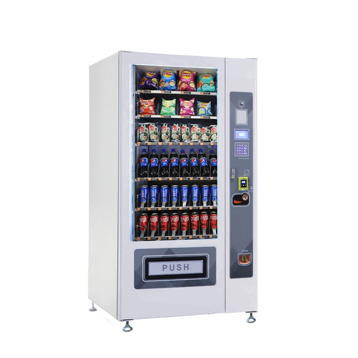 Snack and drink vending machine can be used to sell snacks and cold or room temperature beverages——XY-DLE-8C-L1