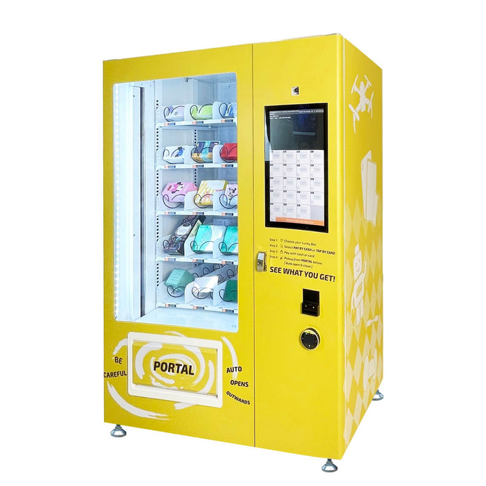 Lucky Box vending machine can be used to sell various sizes of lucky boxes and small gifts.