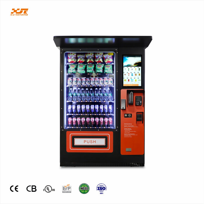 Outdoor Vending Machine Snacks And Drinks & Combo Vending Machine