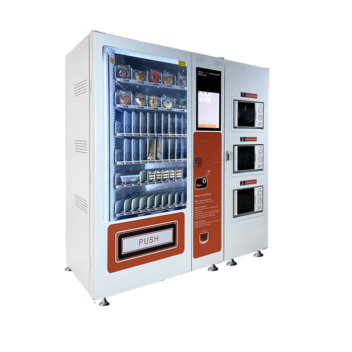 Hot Food vending machine can be used to sell hot food.