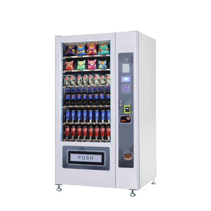 Snack and drink vending machine can be used to sell snacks and cold or room temperature beverages——XY-DLE-8C-L1