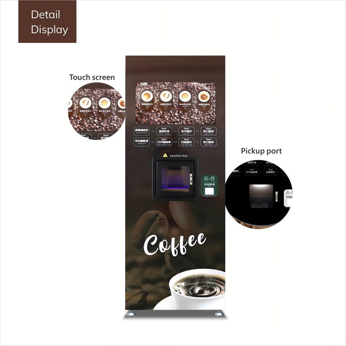 XY's new series of fully automatic coffee machines can produce coffee in a variety of concentrations and flavors