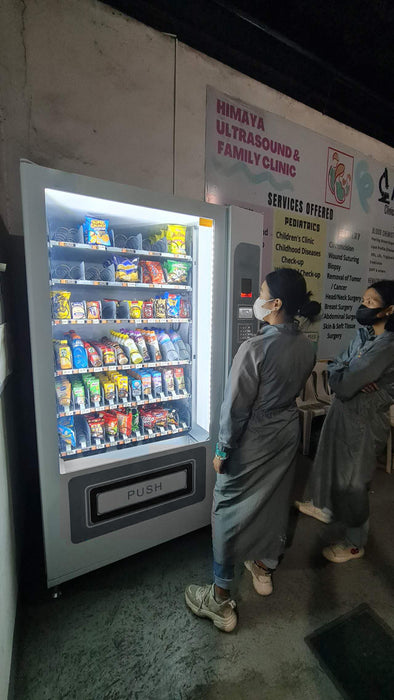 Snack and drink vending machine can be used to sell snacks and cold or room temperature beverages——XY-DLE-10C-L1