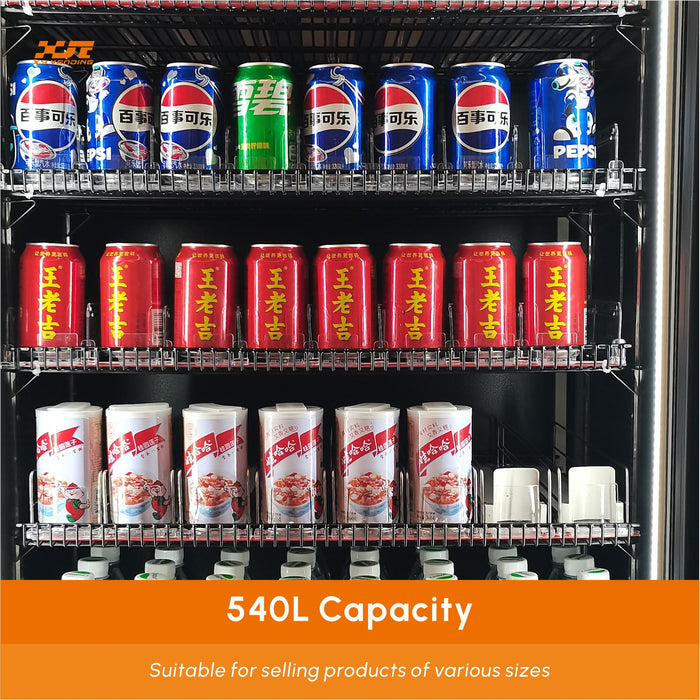 Smart AI Fridge Vending Machine Fast & Easy Billing Visual Gravity Verification Accepts Local settlement