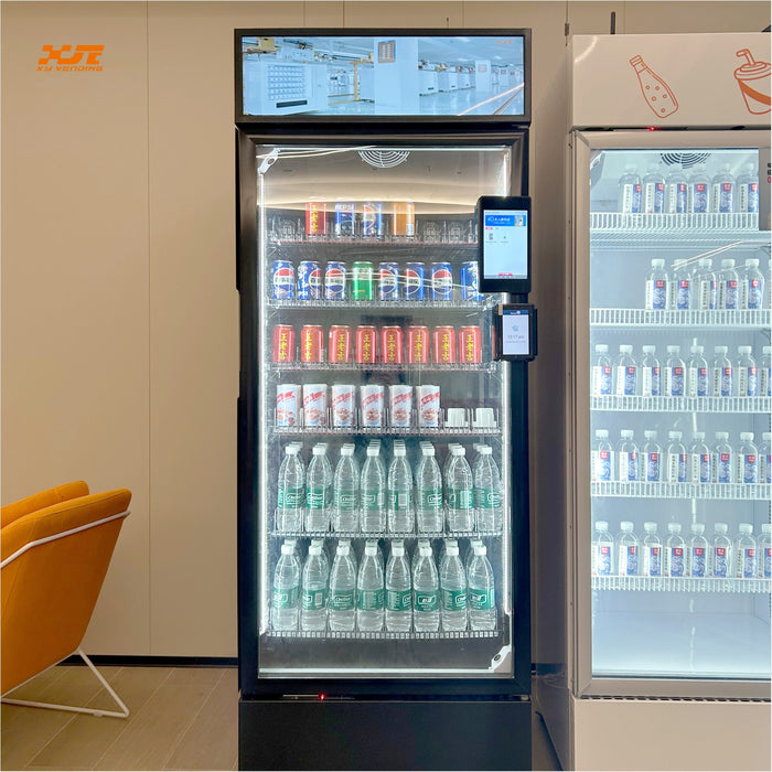 Smart AI Fridge Vending Machine Fast & Easy Billing Visual Gravity Verification Accepts Local settlement