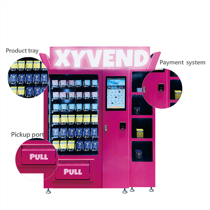 Lucky Box vending machine with 21.5-inch touch screen can be used to sell various sizes of lucky boxes and small gifts