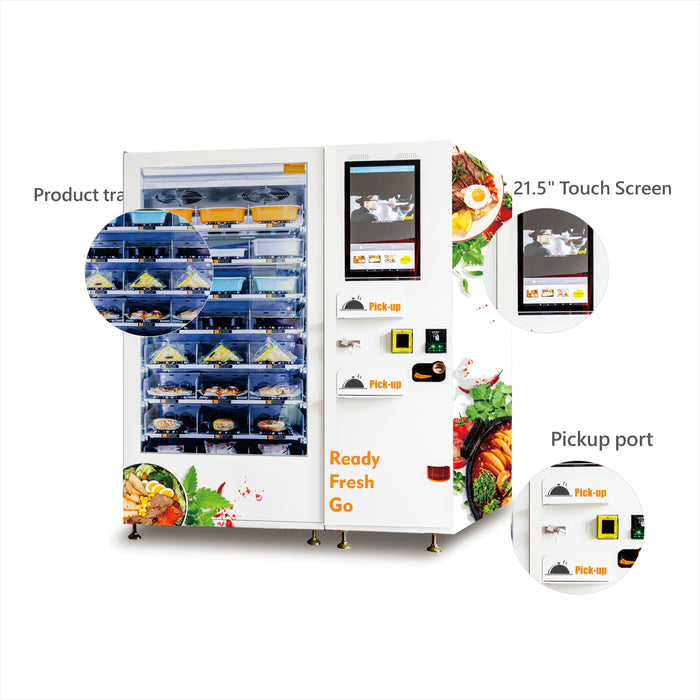 Hot Food vending machine can be used to sell hot food——XY-FSLY-10C-21.5＂