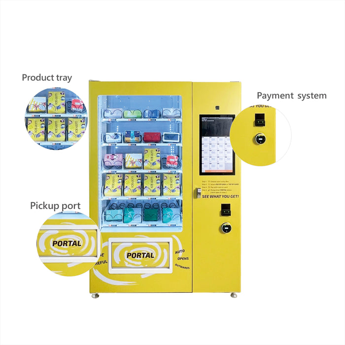 Lucky Box vending machine can be used to sell various sizes of lucky boxes and small gifts.