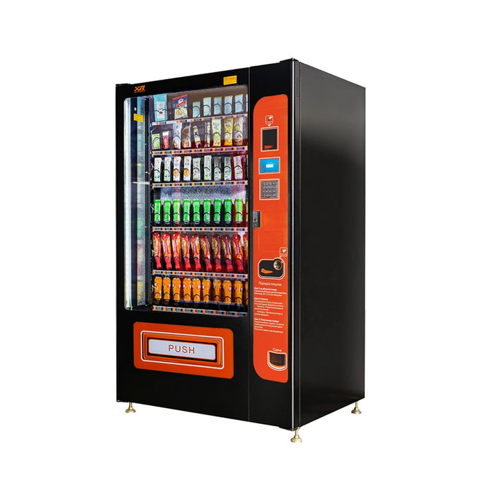 Snack and drink vending machine can be used to sell snacks and cold or room temperature beverages——XY-DLE-10C-I