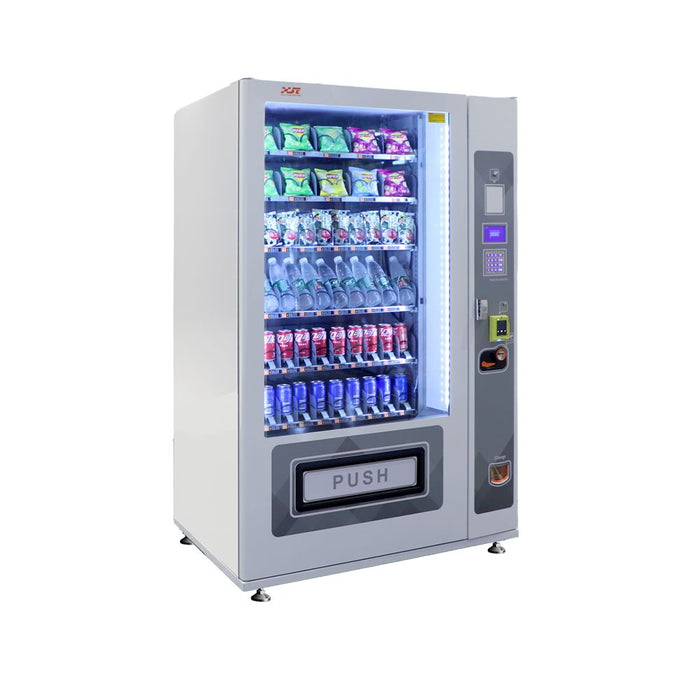 Snack and drink vending machine can be used to sell snacks and cold or room temperature beverages——XY-DLE-10C-L1