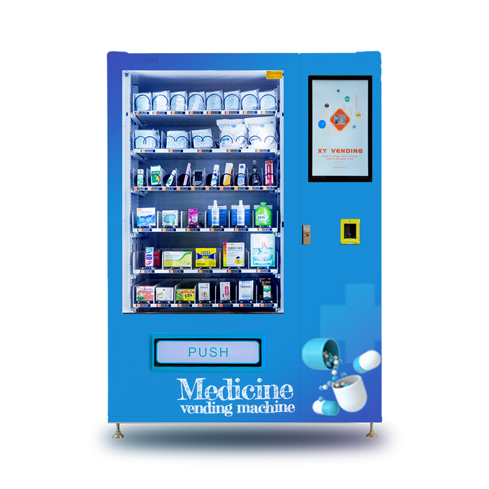 Pharmacy vending machine can be used to sell medicine.