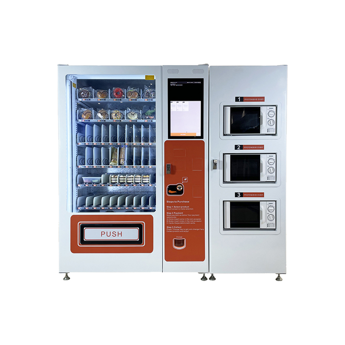 Hot Food vending machine can be used to sell hot food.