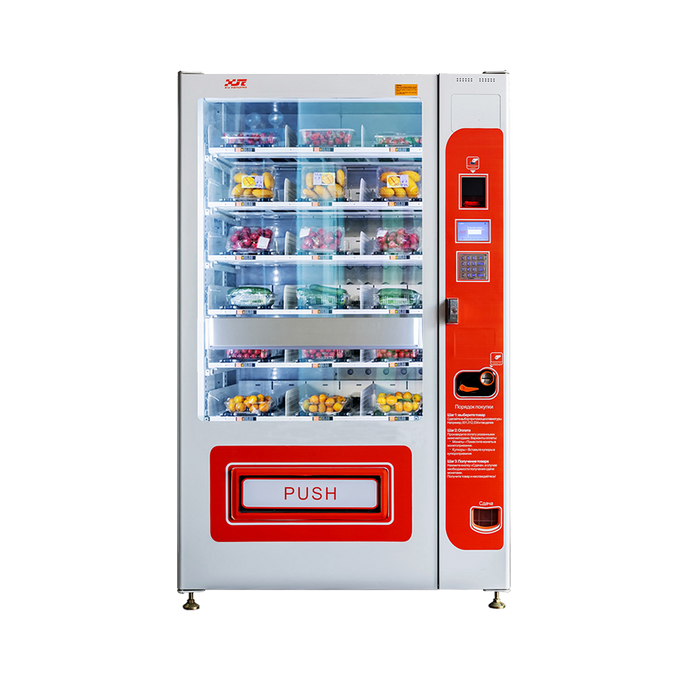 Fresh Food Vending Machines Sell Fresh Food That Need to be Kept Fresh and refrigerated.